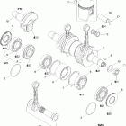 Skandic 550F SUV Коленчатый вал и поршни (552)