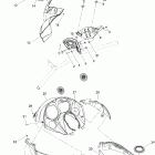 MX Z 500SS Trail/Adrenaline 09- windshield and console (adrenaline, trail & renegade...