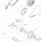 Legend V-1000 Ведомый шкив