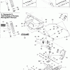MX Z 500SS Trail/Adrenaline Передняя подвеска и лыжи
