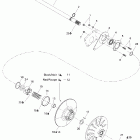 MX Z 380F 05- driven pulley (380f)