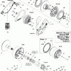 MX Z 600 HO Trail/Adrenaline/X 05- pulley system 600 ho rer