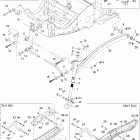 Skandic 600 SUV Передняя подвеска и лыжи