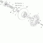 Skandic 440F LT Ведомый шкив