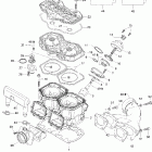 Skandic 600 SUV Цилиндр, выпускной коллектор (593)