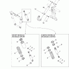 GSX 600 HO SDI Задний амортизатор