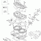 MX Z 600 HO Trail/Adrenaline/X 01- cylinder, exhaust manifold, reed valve (593 ho)