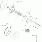 Skandic 550F SUV 05- drive pulley (552)