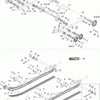 MX Z 600 HO SDI Задняя подвеска
