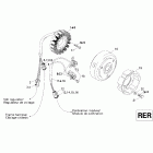 Legend 500 SS 03- magneto (12v, 360w) (593)