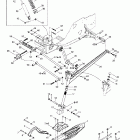 Grand Touring V-1000 Передняя подвеска и лыжи