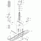 Skandic 440F LT Передняя подвеска и лыжи