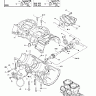 Summit 600 HO/700/800 HO Картер , водяной и масляный насос