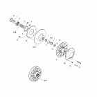 MX Z Rev 600 HO/800/007 Special Edition 05- driven pulley (std 600 ho)