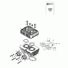 Legend 380F/550F Цилиндр, выпускной коллектор (377)