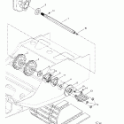 Skandic 500F Привод трака и трак