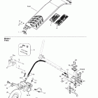 Summit 600 HO/700/800 HO Гидравличиские тормоза
