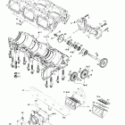Mach Z Картер ,мощностной клапан и водяной насос
