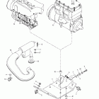 Skandic 600 Опора двигателя
