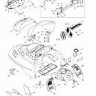 Summit 600 HO/700/800 HO Капот и передняя консоль