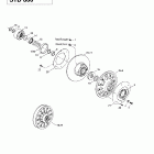 MX Z Rev 600 HO/800/007 Special Edition 05- driven pulley (rer 600 ho, rer 800