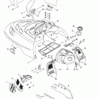 Skandic 500F Капот и передняя консоль