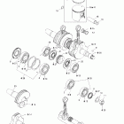 Legend 500/600/700 Коленчатый вал и поршни (493)