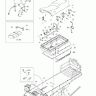 Skandic 600 SUV 09- cab, console, seat