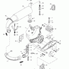 Tundra R Крепление двигателя и глушитель