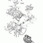 MX Z X 440 01- crankcase, water pump