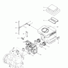 MX Z 500/600/700/800 02- air intake system (no dpm)