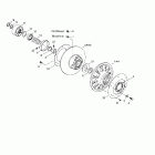 MX Z 800 Rev Ведомый шкив