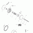 Grand Touring 380 F/500 F 05- drive pulley (377)