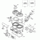 MX Z 800 Rev Цилиндр,впускной коллектор и мощност. клапан