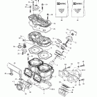Skandic 500F/600 Цилиндр, выпускной коллектор (593)