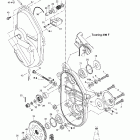 Touring 380 F/500F Картер трансмиссии