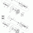 Formula Deluxe 500/600/700 Ведомый шкив
