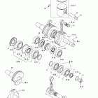 Grand Touring 500/600/700 Коленчатый вал и поршни (493, 593)