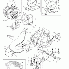 Grand Touring 500/600/700 Крепление двигателя и глушитель