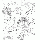 MX Z 800 Крепление двигателя и глушитель