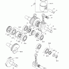 Summit 600/700/800 Коленчатый вал и поршни (693, 793)