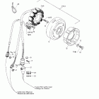 Skandic 500F/600 Магнето (12v, 290w) (593)