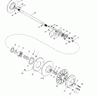MX Z 600 Ведомый шкив