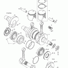 MX Z 440 Коленвал и поршни