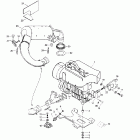 Touring SLE 01- engine support and muffler (377)