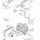 Formula III 700 R Крепление двигателя и глушитель
