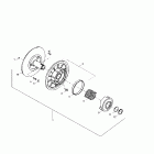 Skandic Wide Track Ведомый шкив