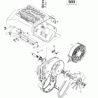 Skandic Wide Track 01- cooling system  fan (503)