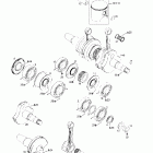 Formula Deluxe 600/700 Коленвал и поршни - 2