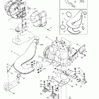 MX Z 600 Крепление двигателя и глушитель